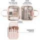 Cosmetic bag large capacity portable partition storage bag high-end