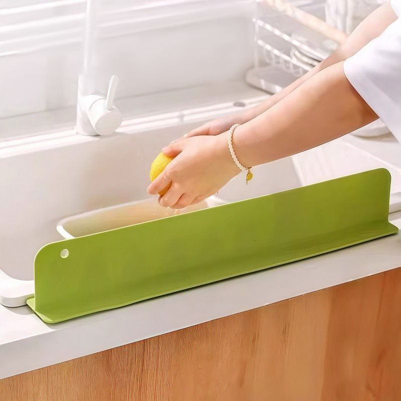 T水槽挡水板A1pq0-厨房水池挡板吸盘水槽挡水防溅水板挡水条 - 图0