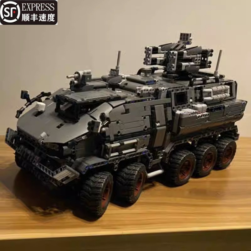 兼容乐高积木玩具装甲车防爆车益智拼装男孩男生儿童2025新款礼物 - 图1