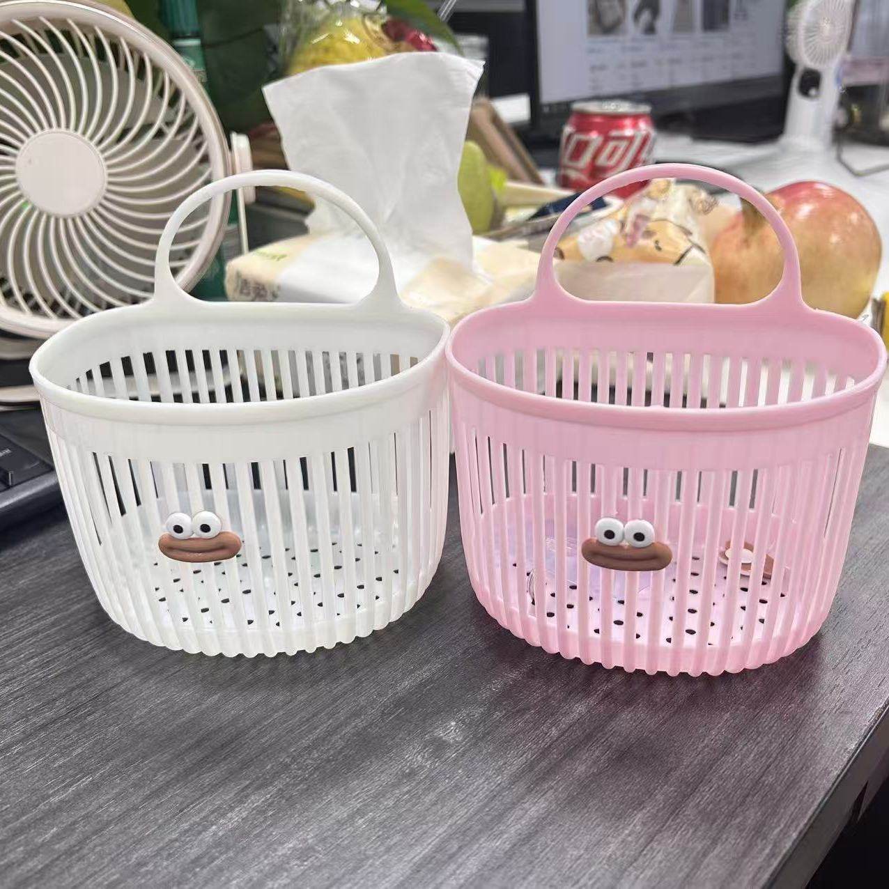 【1个】多功能小挂篮卫生间浴室废弃洗脸巾收纳筐置物架,淘宝优惠券,粉丝福利购,淘宝优惠卷