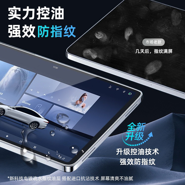 适用于小鹏MONA M03中控导航液晶显示屏幕钢化膜内饰用品保护贴膜