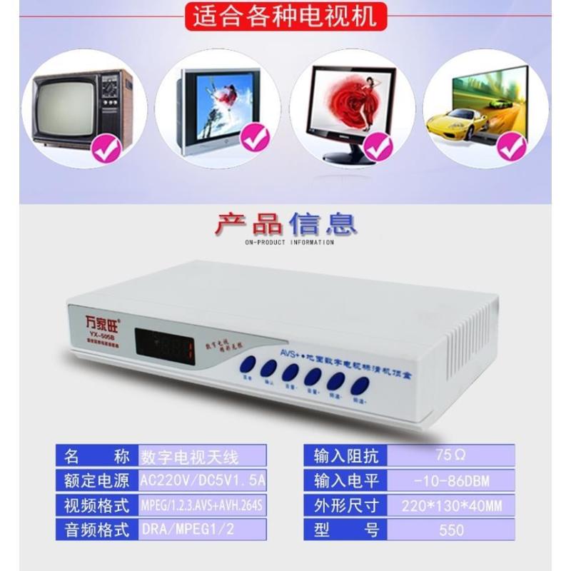 地波数字电视天线dtmb机顶盒新老式电视机家用地面波室内增强万家旺室外 - 图0