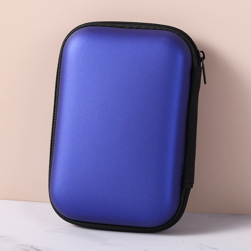 2.5-inch hard drive bag, mobile power supply bag, colorful rectangular EVA charger storage bag, digital packaging box