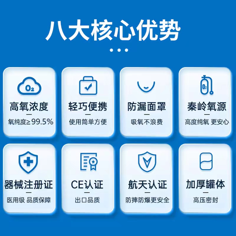 便携式氧气瓶家用老人吸氧孕妇专用吸氧机高原旅游便携瓶罐医用-图2