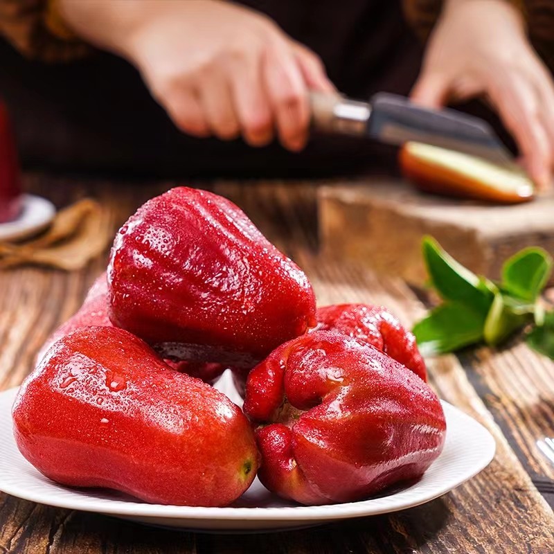 黑金刚莲雾【顺丰京东】特级三亚精品大果脆甜多汁新鲜包邮连雾,淘宝优惠券,粉丝福利购,淘宝优惠卷