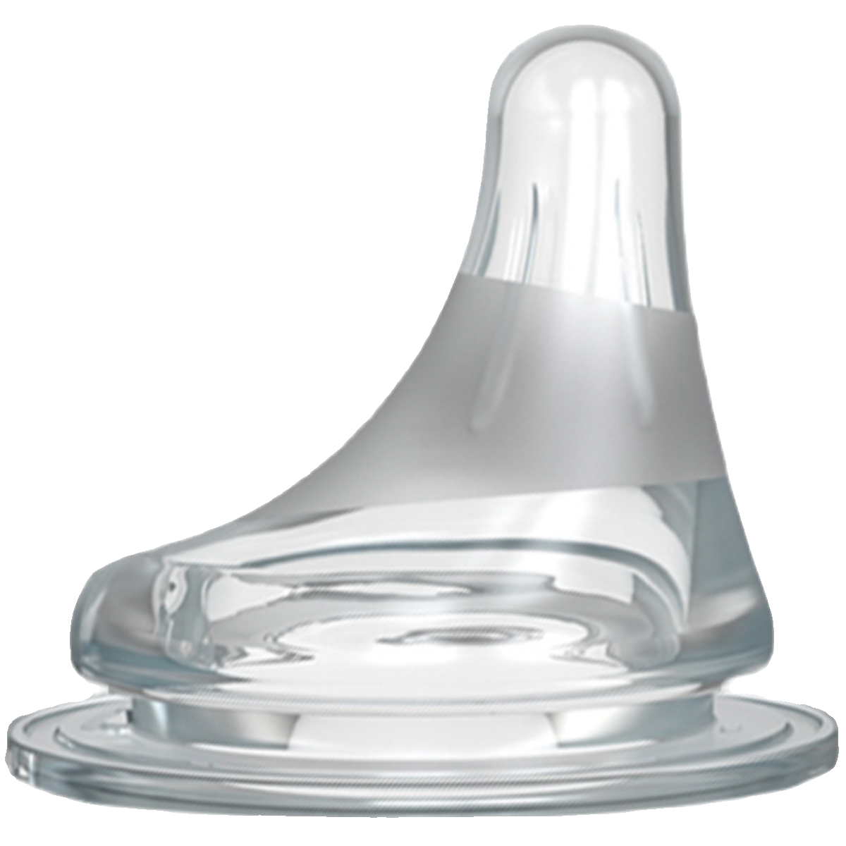 适配贝亲奶瓶超软奶嘴配件纳米银宽口径新生儿仿母乳硅胶奶嘴5cm - 图3