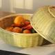 
Bamboo basket, bamboo basket, bamboo basket, household fruit basket, fruit plate, handmade bamboo products, steamed bun basket, dessert basket storage