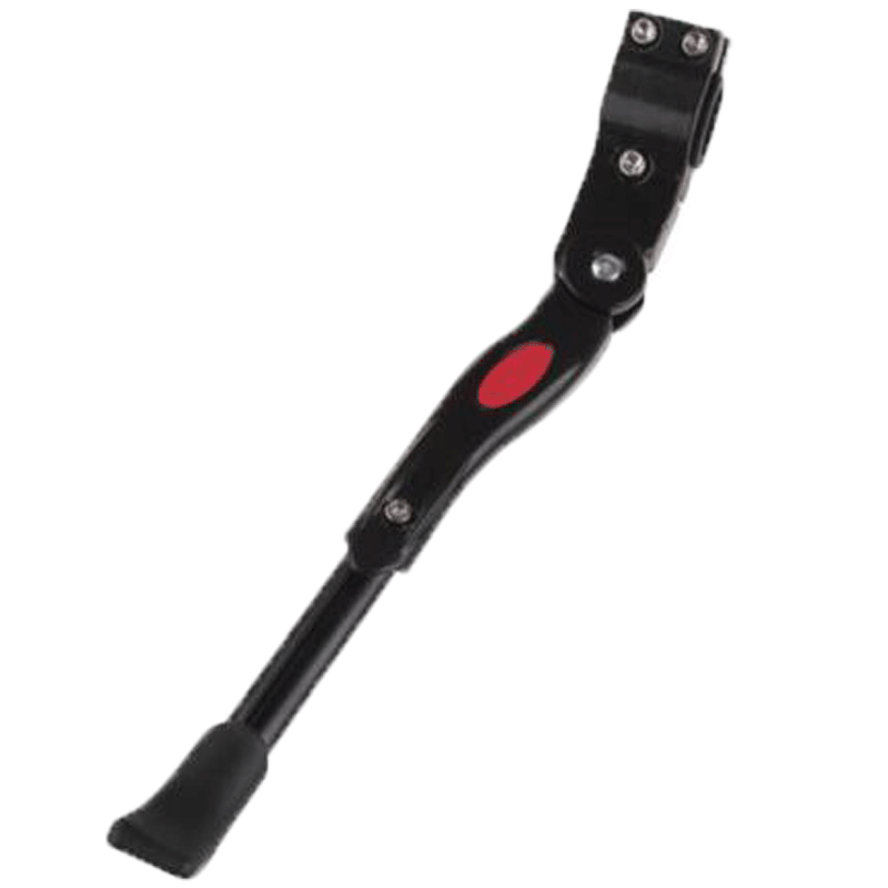 山地车边撑自行车脚撑支架支撑公路车停车架脚架子铝合金固定白色 - 图1