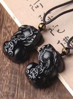 情侣高级感招财进宝吊坠挂件男女