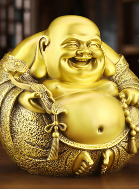纯铜和气生财大肚工艺品弥勒佛