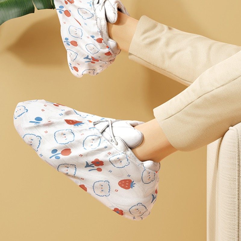 鞋套家用加厚耐磨无纺布室内机房专用学生客人套脚反复使用鞋套,淘宝优惠券,粉丝福利购,淘宝优惠卷