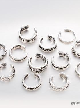 欧美沙滩风脚戒镂空爱心海豚星星