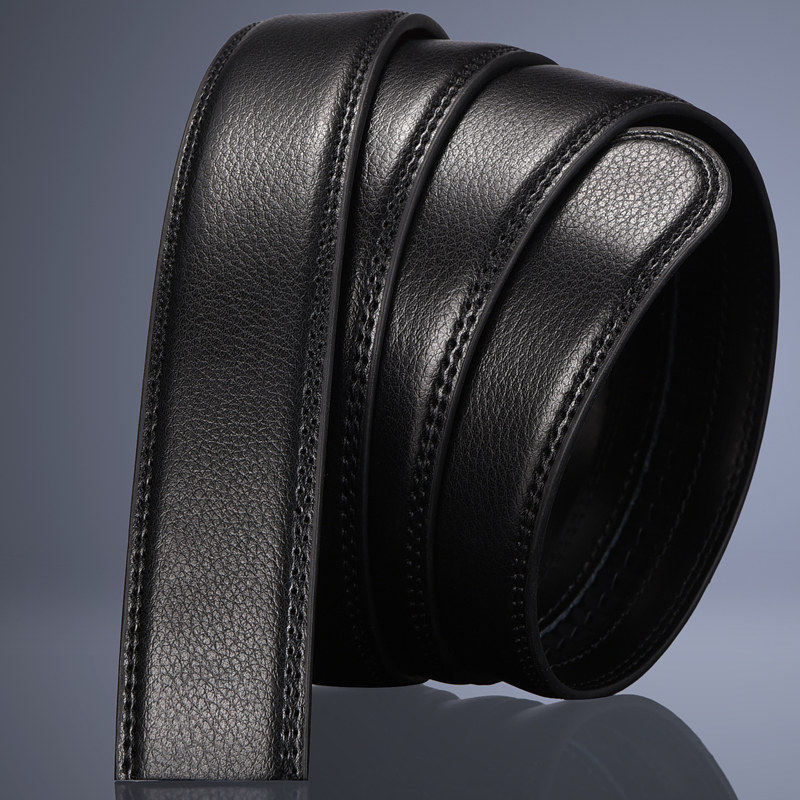 不带头腰带无头皮带带条自动扣男士无扣皮带带身商务3.5真皮腰带,淘宝优惠券,粉丝福利购,淘宝优惠卷