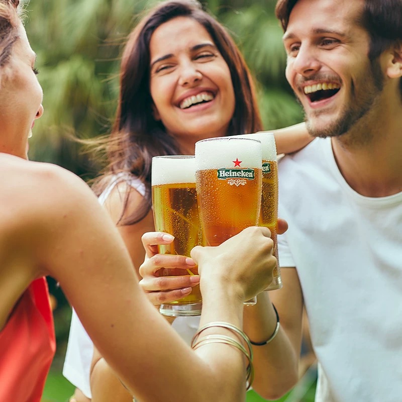 Heineken/喜力经典啤酒罐装500ml*9听铝罐全麦酿造拉格官方正品 - 图0