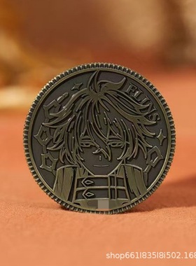 动漫手游菲林斯决策币项链套组动漫二次元周边精致个性百搭游戏