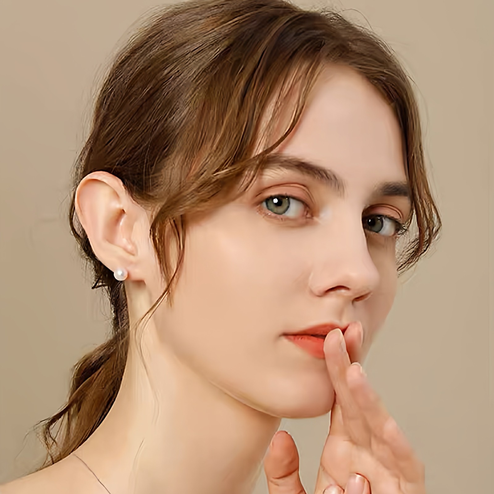 诸暨淡水珍珠耳钉女S925银正圆强光耳饰经典百搭高级气质节日礼物,淘宝优惠券,粉丝福利购,淘宝优惠卷