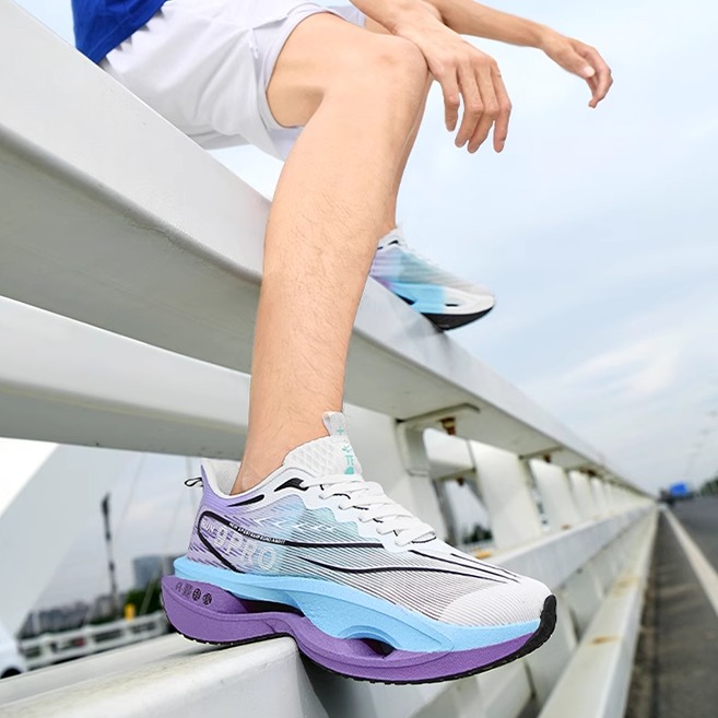 赤兔9pro跑鞋男儿童学生训练比赛专用跑步鞋青少年透气减震运动鞋 - 图0