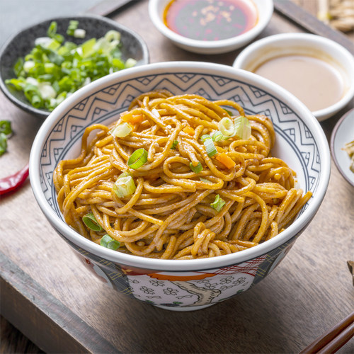 美玉武汉热干面挂面湖北特产碱水面含独立包装185g*10袋包邮面条 - 图0