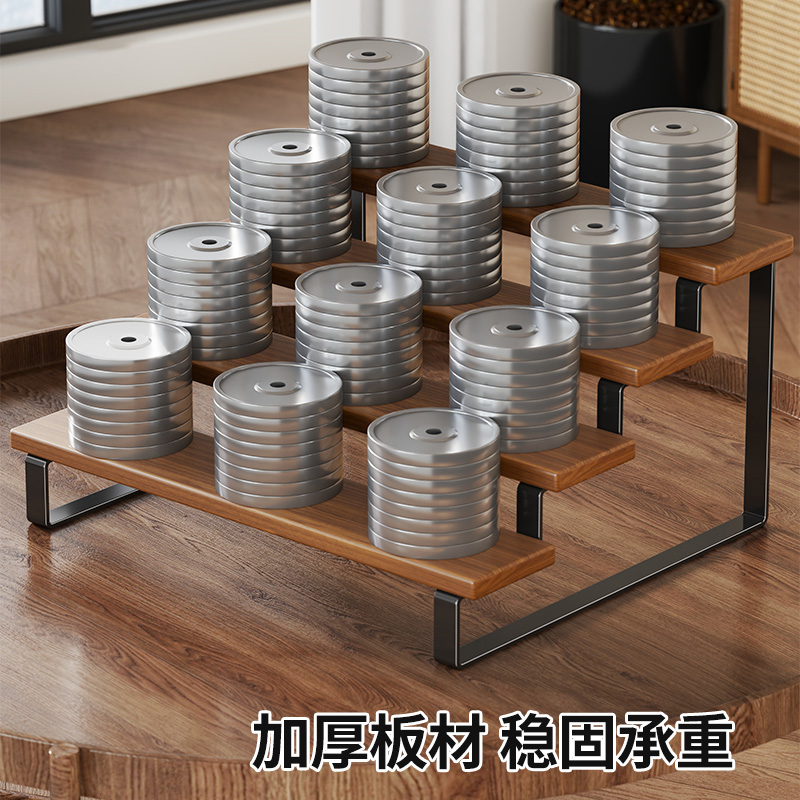 Figure storage rack with ladder blind box