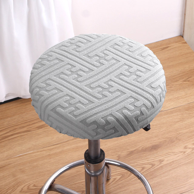Round stool cover chair bench round universal small seat cushion beauty swivel seat cover universal cloth seat cover protection