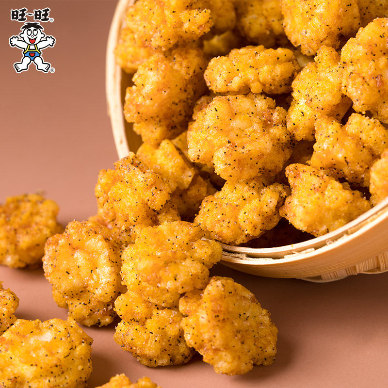 旺旺小小酥200g原味解馋小零食小吃分享膨化怀旧办公室休闲鸡肉味