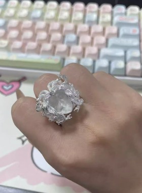 古希腊美杜莎女王古币戒指艺术手作复古小众气质高级感新款潮2025