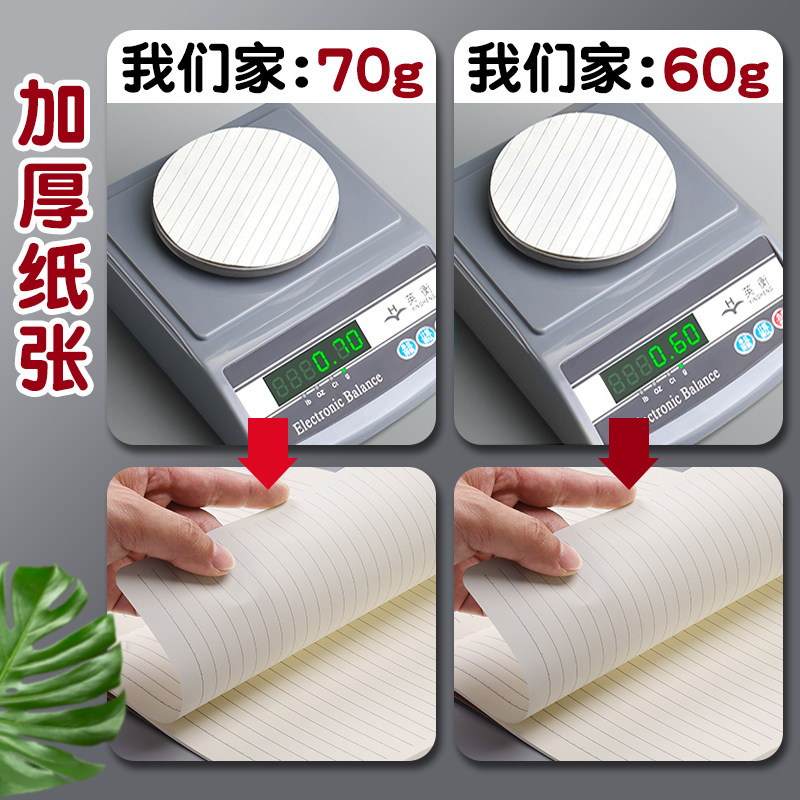 牛皮纸笔记本子加厚大学生考研高中生b5横线本记事本日记本牛皮本记录本软面抄本子初中生专用作业本练习簿,淘宝优惠券,粉丝福利购,淘宝优惠卷