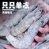 Fresh shrimps, quick-frozen, fresh extra large Qingdao prawns, frozen prawns, extra large prawns, sea green shrimps, seafood and aquatic products