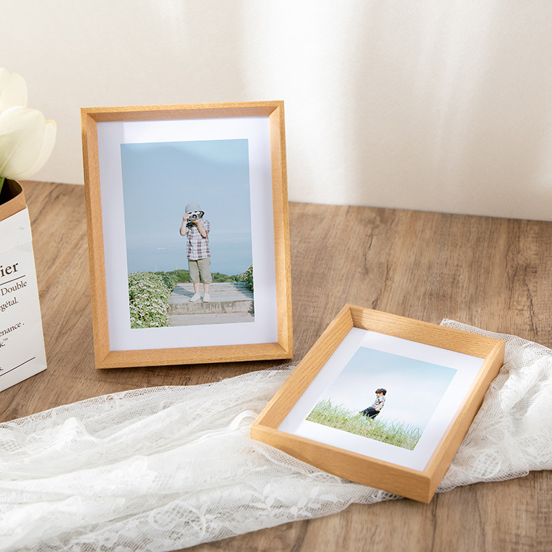 相框高级感摆件摆台5五6六7七8八10a4挂墙加洗照片装饰框8寸桌面