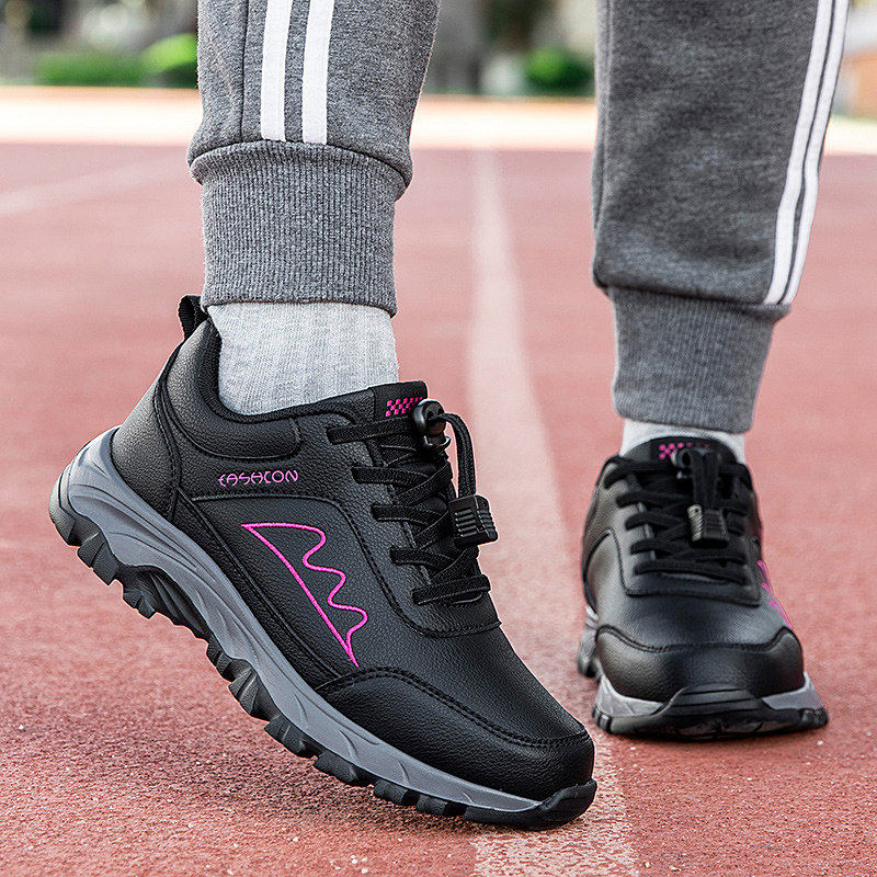 寿足力老人鞋春秋季新款皮面防水防滑软底女妈妈鞋中老年健步鞋,淘宝优惠券,粉丝福利购,淘宝优惠卷