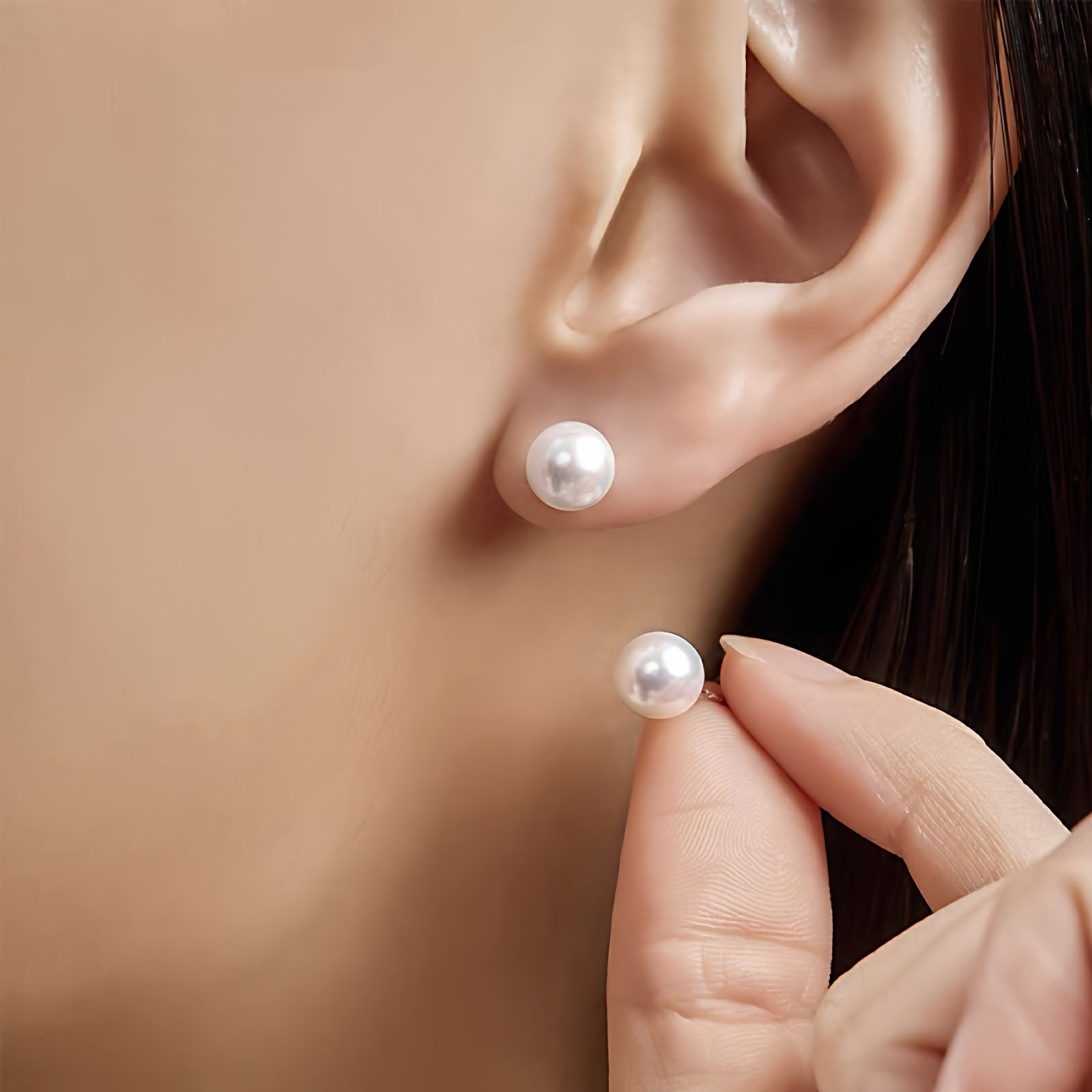 诸暨淡水珍珠耳钉女S925银正圆强光经典百搭耳饰日常通勤节日礼物,淘宝优惠券,粉丝福利购,淘宝优惠卷