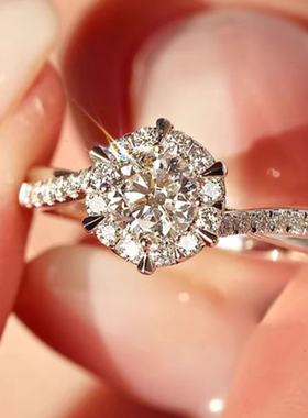 仿真结婚对戒钻戒婚礼一对结婚戒情侣对戒钻戒求婚交换仪式情侣款