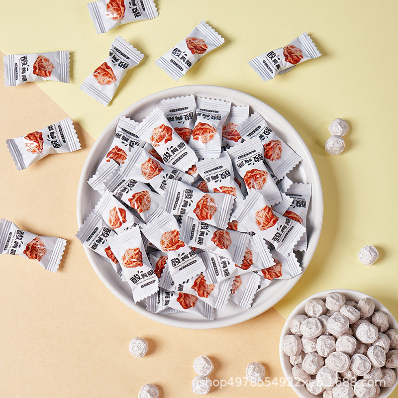 酸梅糖经典九制话梅糖女性孕妇酸甜解腻糖果前台接待小零食批发 - 图2