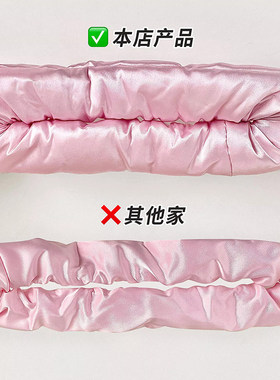 真丝枕头发圈睡眠褶皱花