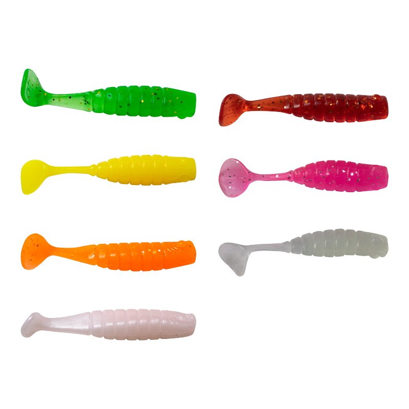 路亚螺纹T尾微物软饵螺旋根钓卷尾软虫缓沉波动鳜鱼鲈鱼翘嘴假饵,淘宝优惠券,粉丝福利购,淘宝优惠卷