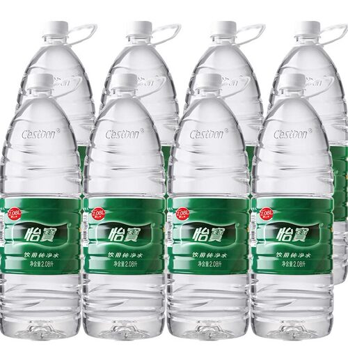 C'ESTBON怡宝纯净水2.08L*8瓶整箱大瓶装饮用水煮饭泡茶非矿泉水 - 图2