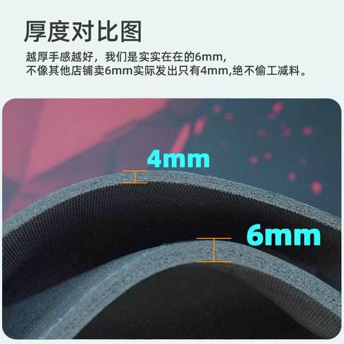 鼠标垫超大加厚细面锁边男生fps电竞游戏办公键盘垫电脑桌垫家用 - 图2