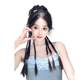 
Wig braid ponytail bun wig clip new Chinese style double ponytail long braid high-pigtail wig bud hair accessories
