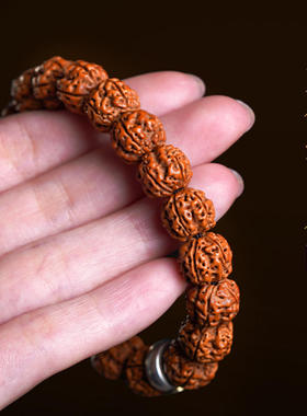 金刚菩提本命佛手串男女单圈手链复古民族风核桃念珠文玩盘玩把件