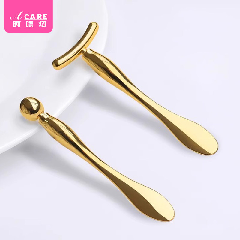 按摩棒/眼霜A1vo001-易上手导入棒眼部面膜挖勺手动滚轮按涂面霜,淘宝优惠券,粉丝福利购,淘宝优惠卷