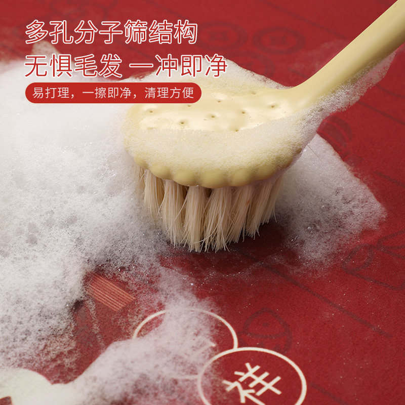 卫生间地垫家用浴室红色硅藻泥吸水垫门口新年厕所防滑垫脚垫速干,淘宝优惠券,粉丝福利购,淘宝优惠卷