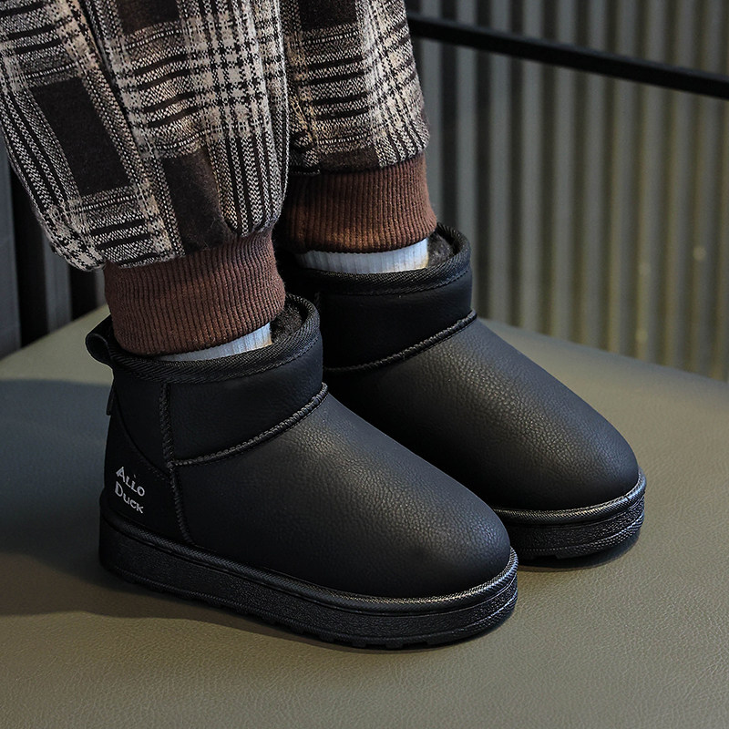 冬季儿童雪地靴防水男女童回力短靴子宝宝加绒保暖棉鞋小孩防滑靴,淘宝优惠券,粉丝福利购,淘宝优惠卷