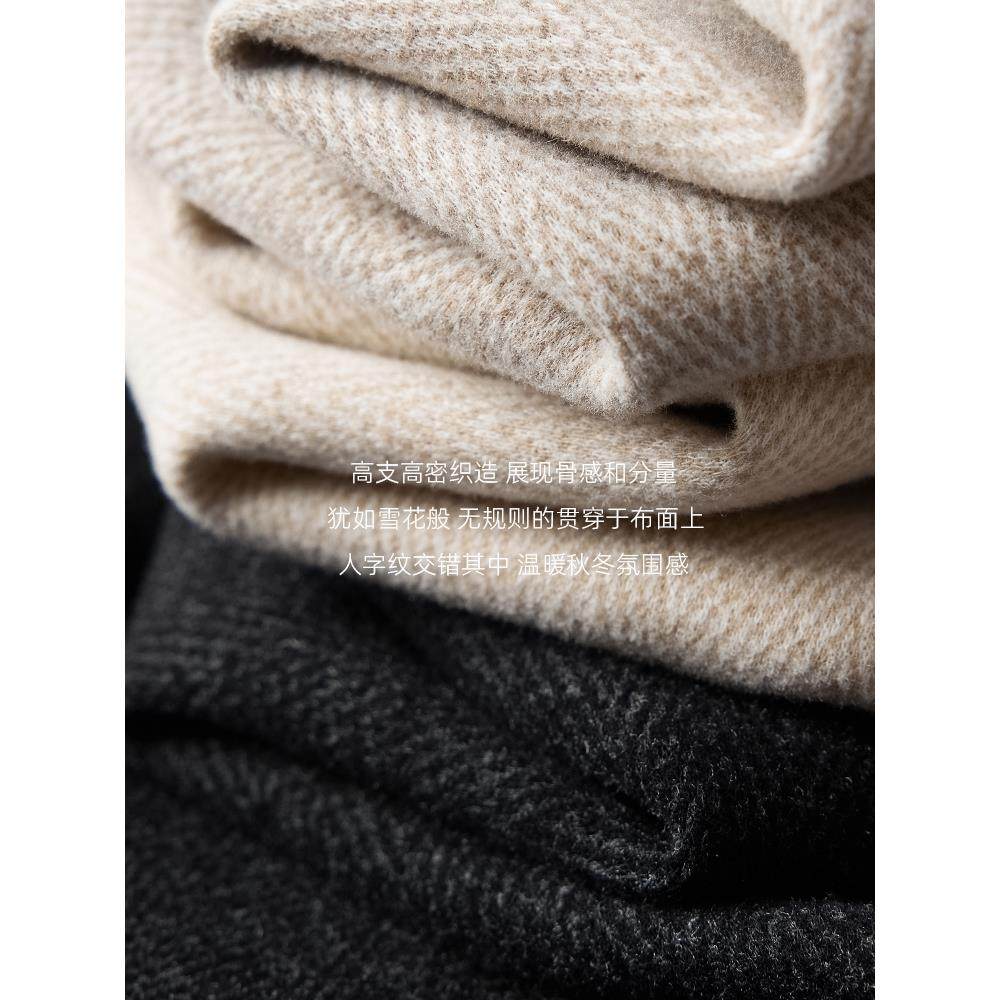 醋酸阔腿裤女秋冬季2025新款加绒直筒窄版垂感毛呢裤子大码小个子,淘宝优惠券,粉丝福利购,淘宝优惠卷