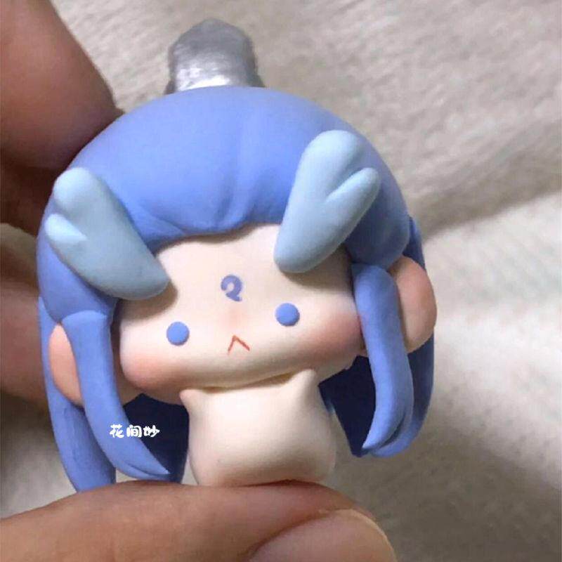 哪吒摆件超轻黏土手工diy材料包创意生日新年礼物送女生桌面摆件