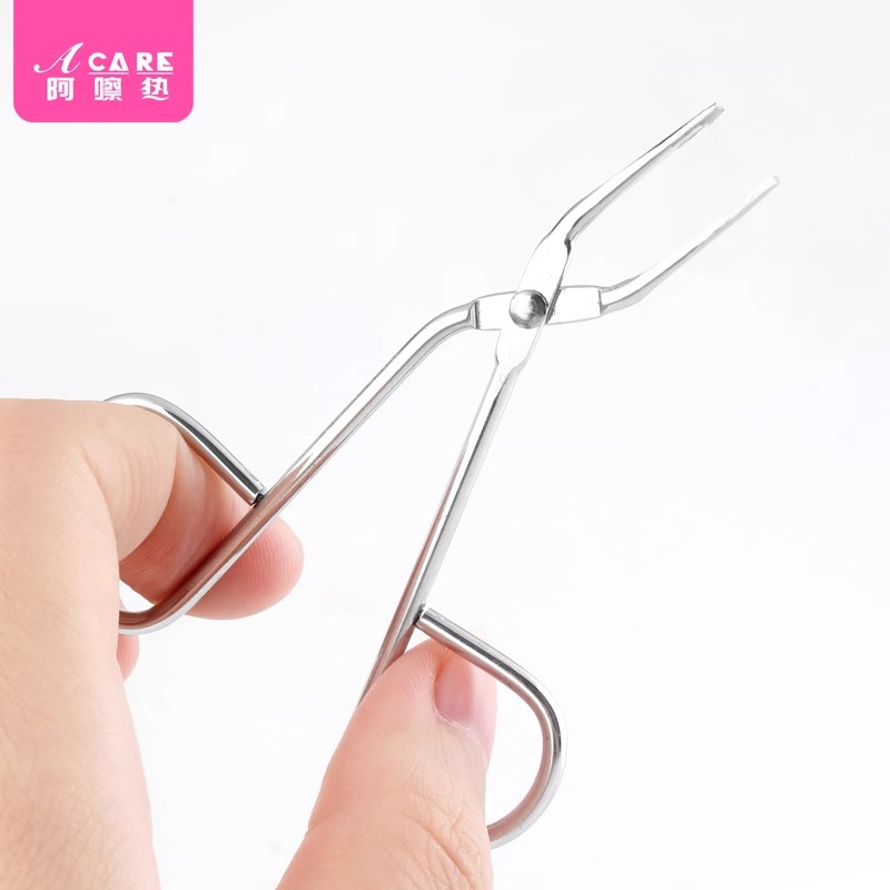 眉夹/眉钳A1pn0-修眉眉毛夹子钳拔毛钳工具镊子鼻毛钳唇毛男女 - 图1