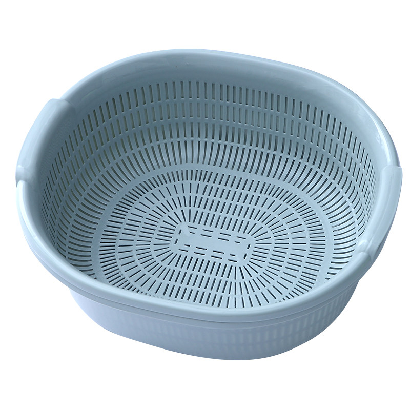 洗菜盆淘米沥水篮家用厨房双层塑料筛子洗菜篓洗水果篮子多功能,淘宝优惠券,粉丝福利购,淘宝优惠卷