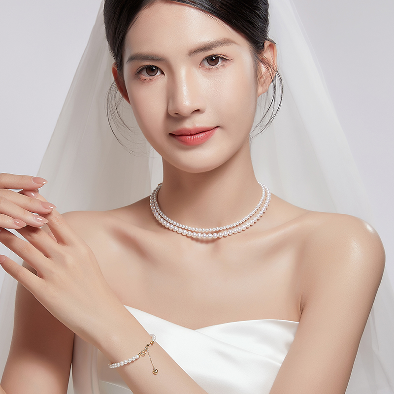 奢珠星辰18K金baby珠淡水珍珠项链手链官方旗舰店正品国货 - 图2