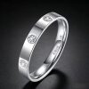 Pure silver 999 meter closed ring to attract wealth sterling silver finger
