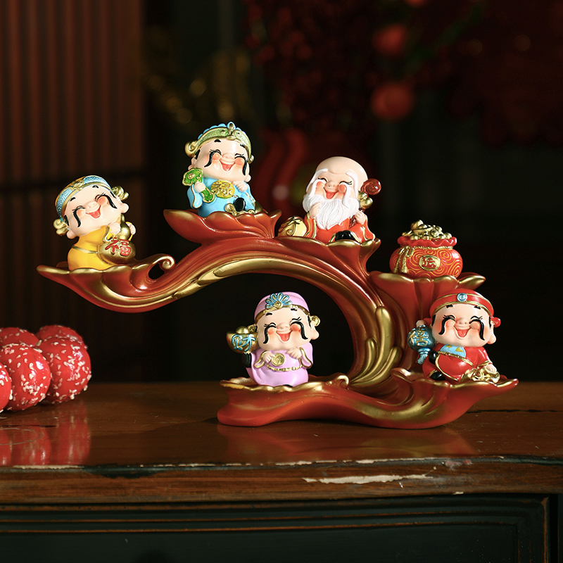  花恋鱼桌面摆件