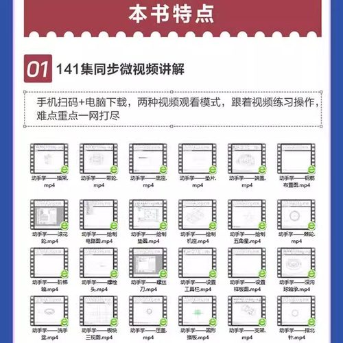 中望CAD2024从入门到精通（实战案例版）天工在线CAD书籍入门教程cad软件2024国产CAD软件CAD实用教材中国水利水电出版社正版书籍 - 图0